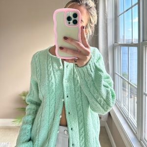 Vintage Jennifer Moore Cardigan with Pearl Details